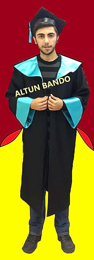  ÖZEL  MEZUNİYET CÜBBESİ ÜNİVERSİTELER İÇİN